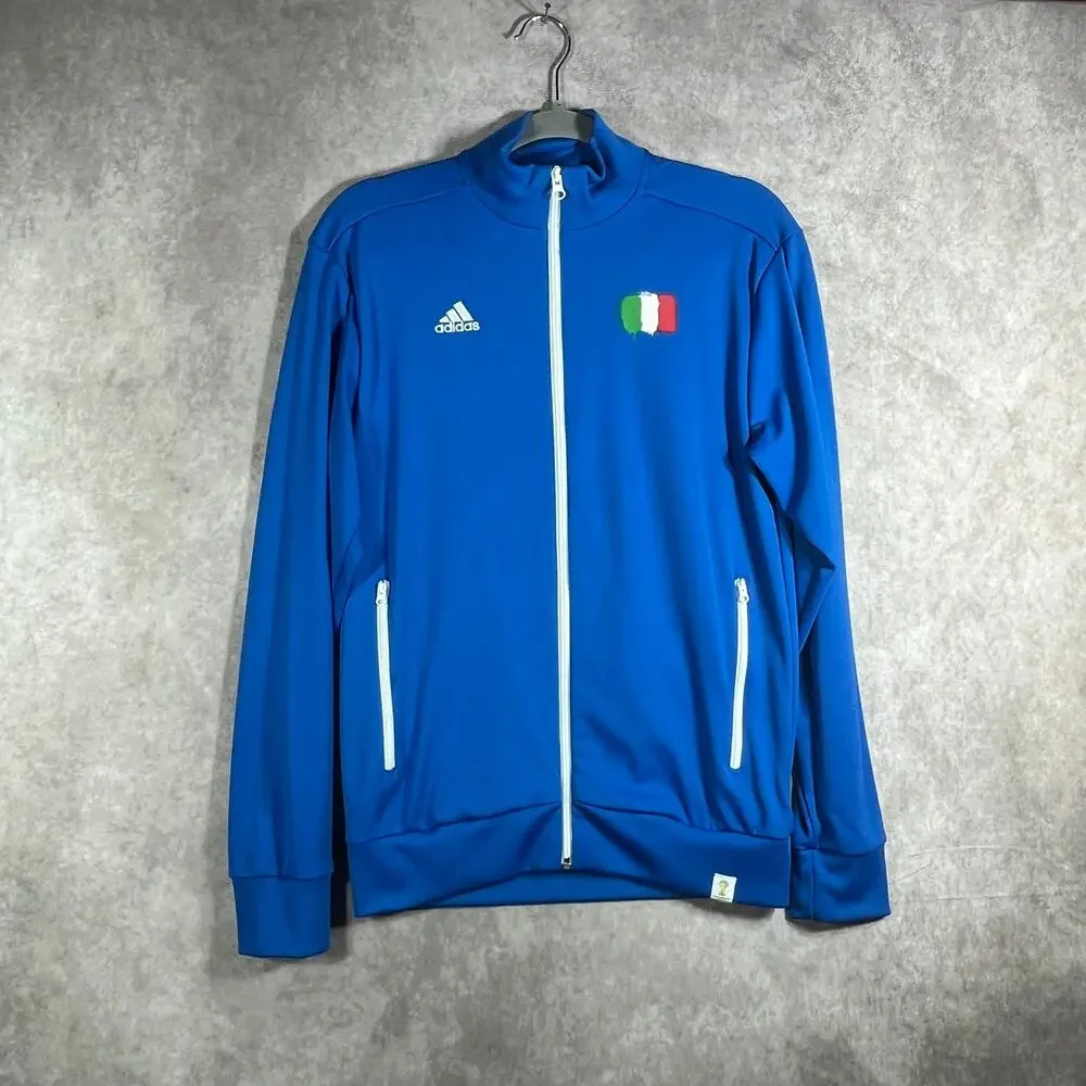 Adidas Fifa World Cup Track Jacket Mens Small Blue‎ 4-Stelle Soccer Football